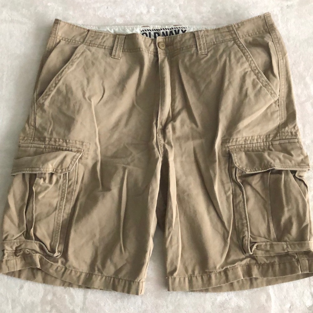 Tan Cargo Shorts
